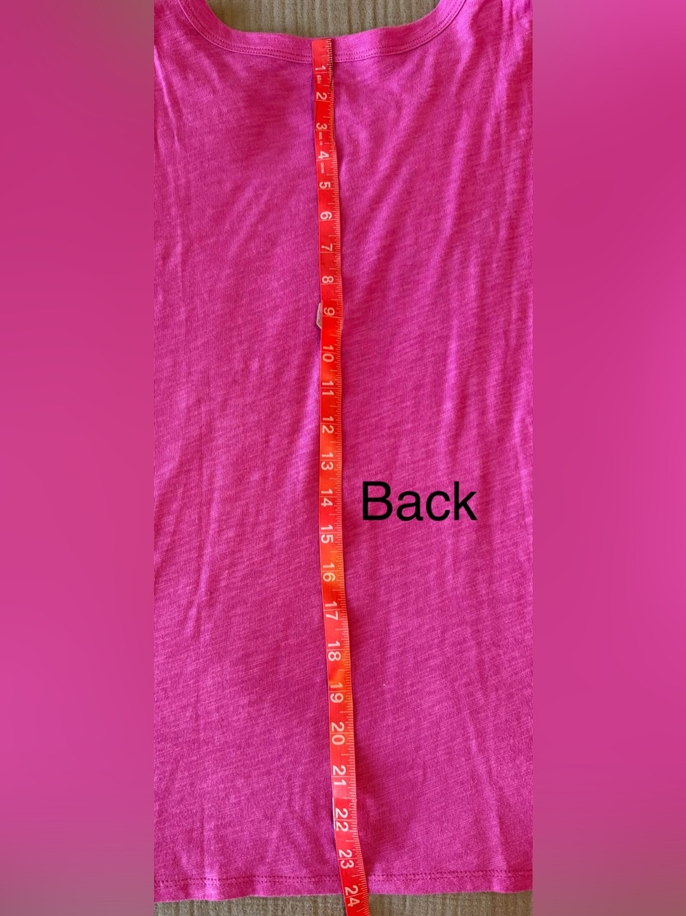 LOFT Outlet Magenta Short Sleeve Tee - Picture 6 of 6